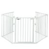 115 Inch Length 5 Panel Adjustable Wide Fireplace Fence