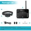 2 in 1 Wireless Electric Dog Fence Waterproof Pet Shock Boundary Containment System Electric Training Collar for Small Medium Large