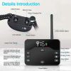 2 in 1 Wireless Electric Dog Fence Waterproof Pet Shock Boundary Containment System Electric Training Collar for Small Medium Large