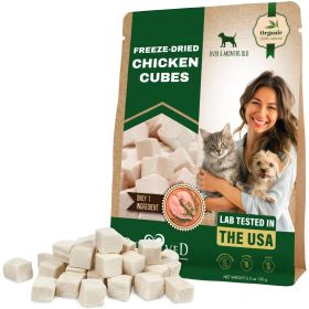 Freeze Dried Cubes for Cats and Dogs 5.3 oz 150 g