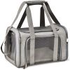 Pet Carrier for Dogs and Puppies, Gray, (Suitable For Daily Travel), 22 Lbs