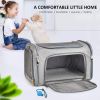 Pet Carrier for Dogs and Puppies, Gray, (Suitable For Daily Travel), 22 Lbs