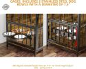 Dog Crate Furniture-Style Cages for Large Dogs Indoor Heavy Duty Super Sturdy 41"