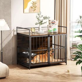 Dog Crate Furniture-Style Cages for Large Dogs Indoor Heavy Duty Super Sturdy 41"