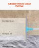 Pet Hair Carpet Rake 35.83-55.51 in Adjustable Long Handle Pet Hair Broom Tool