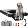 PawHut Inflatable Dog Boat Ramp Up to 286 lbs, for Boat, Dock, Lake, Non-Slip, Safe & Easy