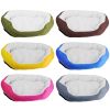 Pet Dog Bed Soft Warm Fleece Puppy Bed Dog Cozy Nest Sofa Bed Cushion For S/M Dog