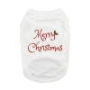Merry Christmas Dog Shirt - White