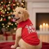 Santa Paws Dog Shirt - Red