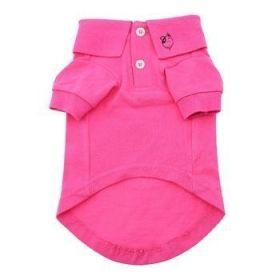 Solid Dog Polo - Raspberry Sorbet (Option: Large)