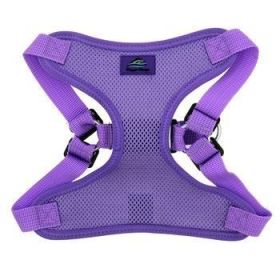Wrap and Snap Choke Free Dog Harness by Doggie Design - Paisley Purple (Option: X-Small)