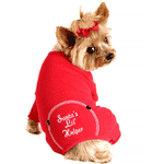 Christmas Dog Pajama - Santa's Lil' Helper (Option: X-Small)