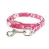 Cool Mesh Dog Harness with Leash - Hawaiian Hibiscus Pink