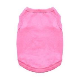 Cotton Dog Tank - Carnation Pink (Option: Medium)