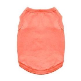 Cotton Dog Tank - Coral (Option: Medium)