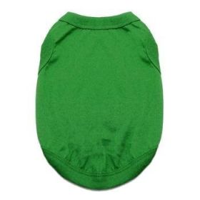 Cotton Dog Tank - Emerald Green (Option: Large)