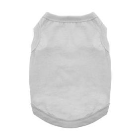 Cotton Dog Tank - Glacier Gray (Option: Medium)