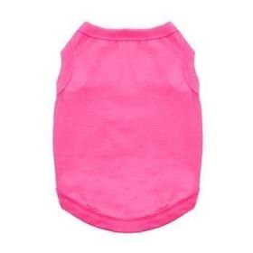 Cotton Dog Tank - Raspberry Sorbet (Option: X-Small)