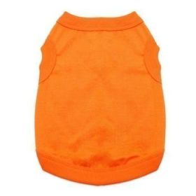 Cotton Dog Tank - Sunset Orange (Option: Large)