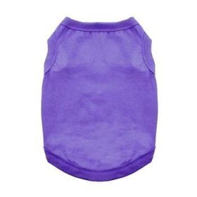 Cotton Dog Tank - Ultra Violet (Option: X-Small)