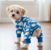 CuddlePup Dog Pajamas - Fluffy Clouds - Blue