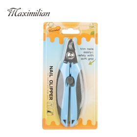 Dog Nail Clipper Dog Nail Trimmers; Dog Nail File with Safety Guard; Sharp Stainless Steel; Professional Pet Nail Clippers for Small to Large Dogs; Ca (No: 92709/92750, Color: Large Blue)