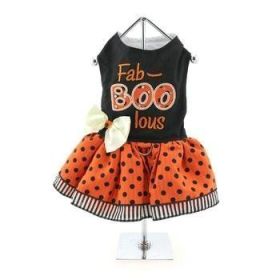 Halloween Dog Harness Dress - Fab-BOO-lous (Option: Medium)