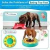 Dog Puzzle Food Feeder Slow Feeding Bowl Interactive Toy Dog Treat Dispensing Toy for IQ Training Mental Enrichment For Small Medium Large Dog