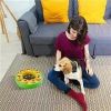 Dog Puzzle Food Feeder Slow Feeding Bowl Interactive Toy Dog Treat Dispensing Toy for IQ Training Mental Enrichment For Small Medium Large Dog