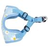 Wrap and Snap Choke Free Dog Harness by Doggie Design - Blue Daisy