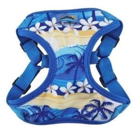 Wrap and Snap Choke Free Dog Harness by Doggie Design - Catching Waves (Option: Medium)